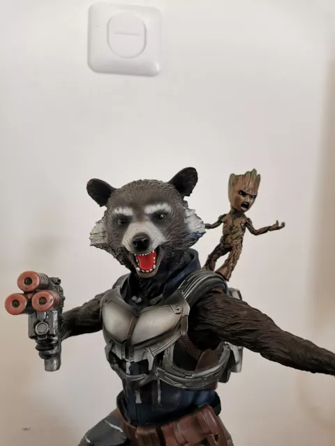Marvel - Figurine Rocket & Baby Groot résine - Guardians of the Galaxy Vol.2 3
