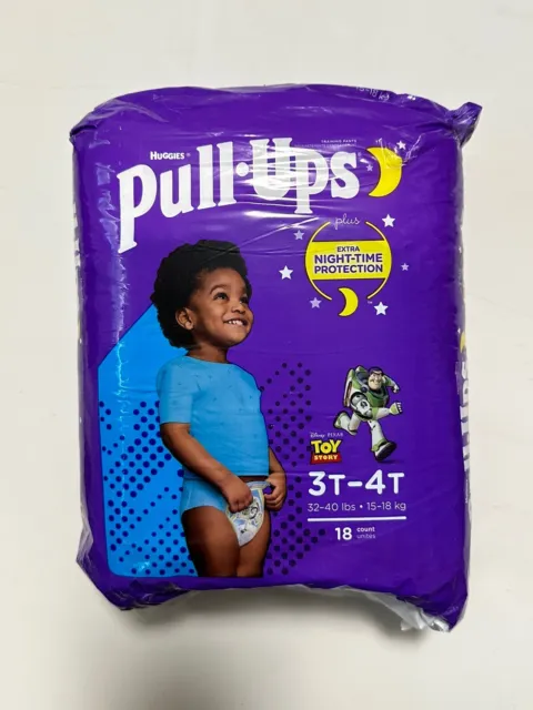 Pull-Ups Night-Time Girls' Training Pants, 3T-4T, 60 Ct