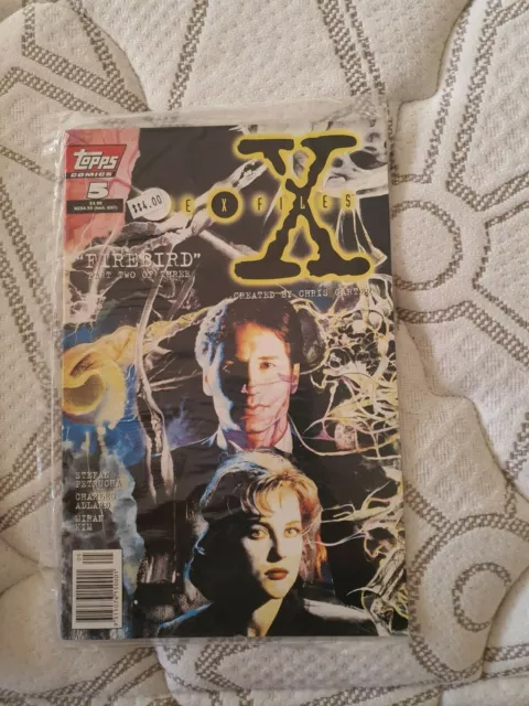 3 THE X FILES TOPPS COMICS SET NO. 4 5 & 6 "FIREBIRD" PART 1, 2 and 3 3