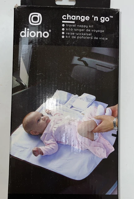 Diono Change 'n Go Baby Diaper Changing Mat Portable Travel Diaper Station Kit