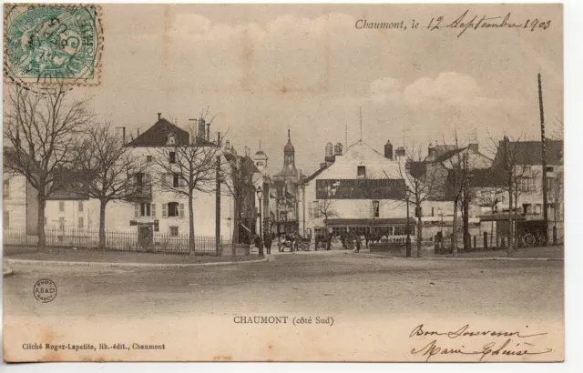 CHAUMONT - Haute Marne - CPA 52 - vue coté sud