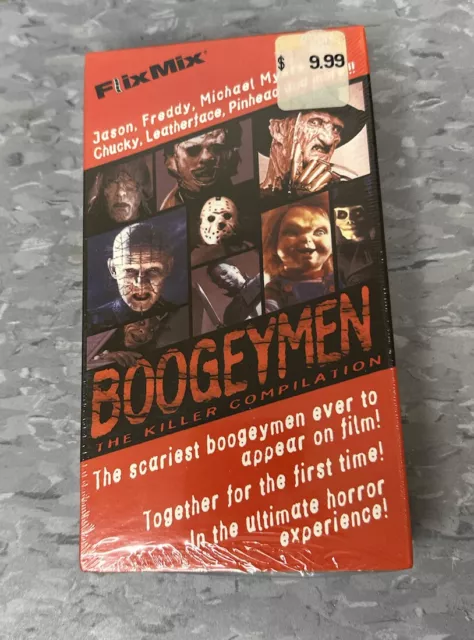 Boogeymen The Killer Compilation VHS 2000 NEW SEALED Myers Jason Chucky Krueger