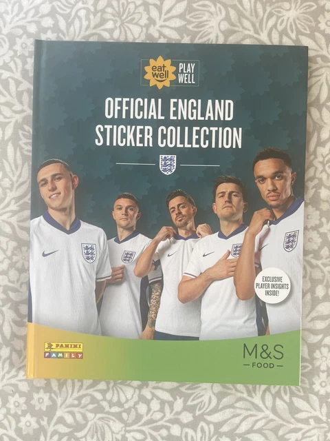 PANINI M S MARKS And Spencer Euro 2024 Official England Sticker panini-m-s-marks-and-spencer-euro-2024-official-england-sticker