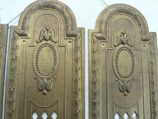 4 French vintage finger or door plates Louis XVI style 2