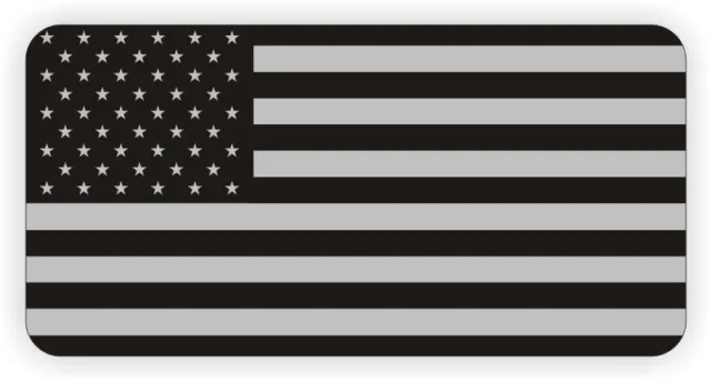 10 pack - Mini 1x2 Black Ops American Flag Hard Hat Helmet Stickers Decals USA