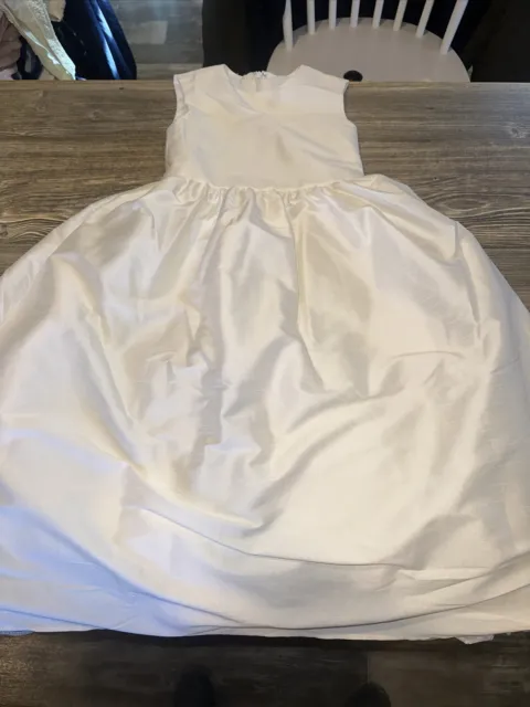 Dessy Group Girls Formal Dress FL4032 IN Ivory Size 6 NWT.