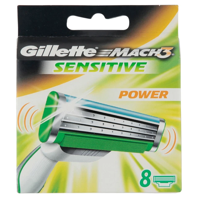 Recharges De Lames Gillette Mach3 Sensitive - Pack XL De 8 Lames - Lames 3 Coupantes - Origine Allemagne