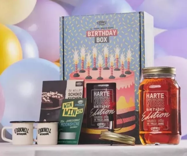 O'donnell Moonshine Set Happy Birthday Box