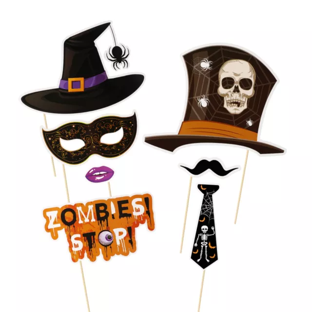 Papier Halloween-Foto-Requisiten-Kit Halloween-Partydekorationen 3