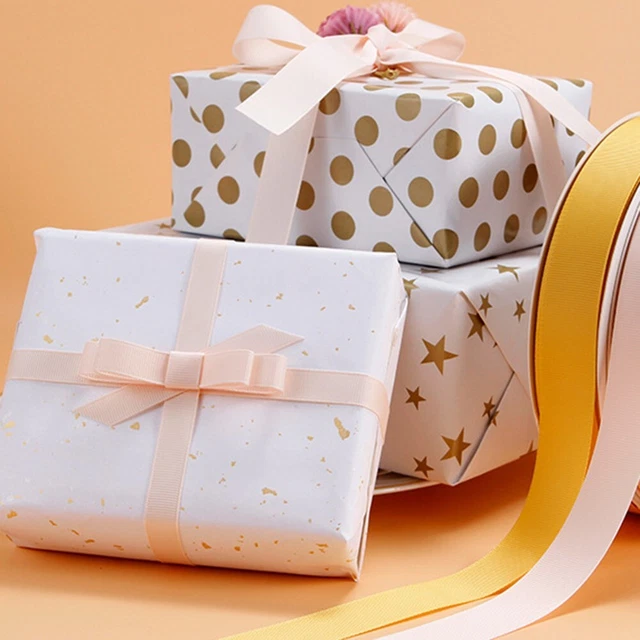 Ruban polyester élégant et durable à faire soi-même emballage cadeau décora