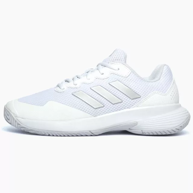 Adidas Gamecourt 2 Mujer Chica Tenis Fitness Entrenamiento Gym Zapatillas Blanco