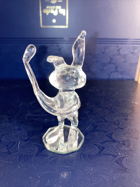 Très rare ensemble de verres en cristal de Daum, modèle Cerfs, design Jean Marai
