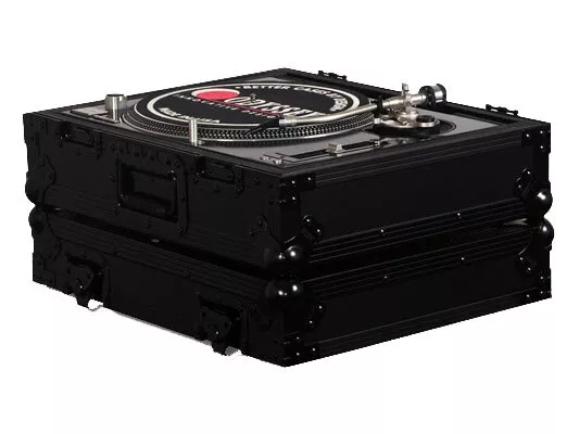 Odyssey Cases FZ1200BL New Black Label Ata Case For 1200 Style DJ Turntables