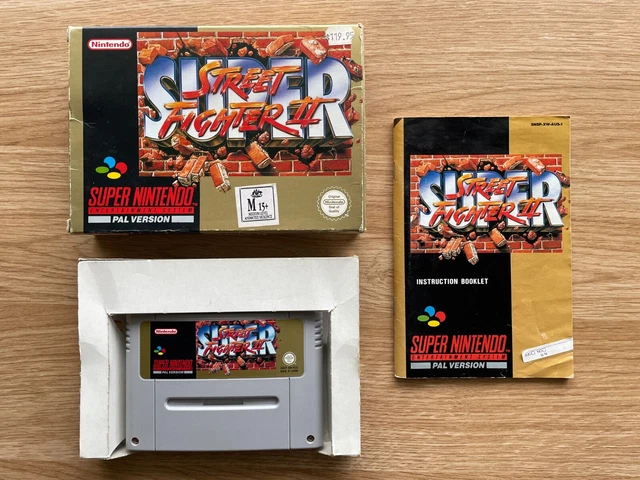 SUPER STREET FIGHTER II (2) Super Nintendo SNES PAL Complete CIB Boxed ...