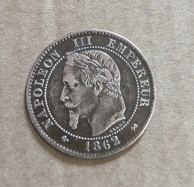 2 centimes Napoléon III 1862 K(Bordeaux) laurée Sublime État De Conservation TTB