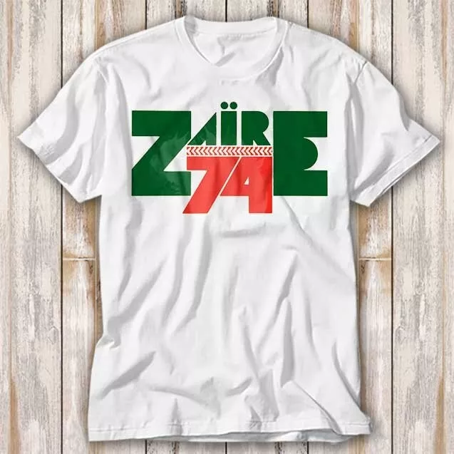T-shirt Zaire 74 super cool afrobeat funk anni '70 maglietta africana maglietta unisex 4158