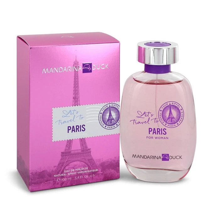 Mandarina Duck Let's Travel to Paris by Eau De Toilette Spray 3.4 oz Women