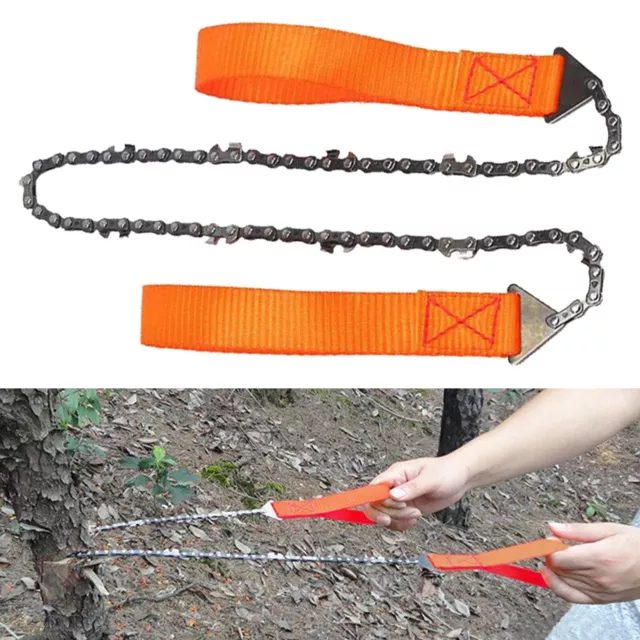 Outdoor Hand Wire Saw Pocket   Chainsaw Camping Hiking Emergency Survival 2