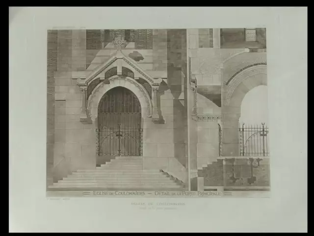 Coulommiers, Church Saint Denys Sainte Foy - 1913 - Board - Brunet