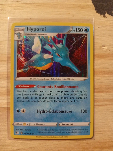 Carte Pokémon Hyporoi 037/196 Holo Reverse EB11 Origine Perdue FR