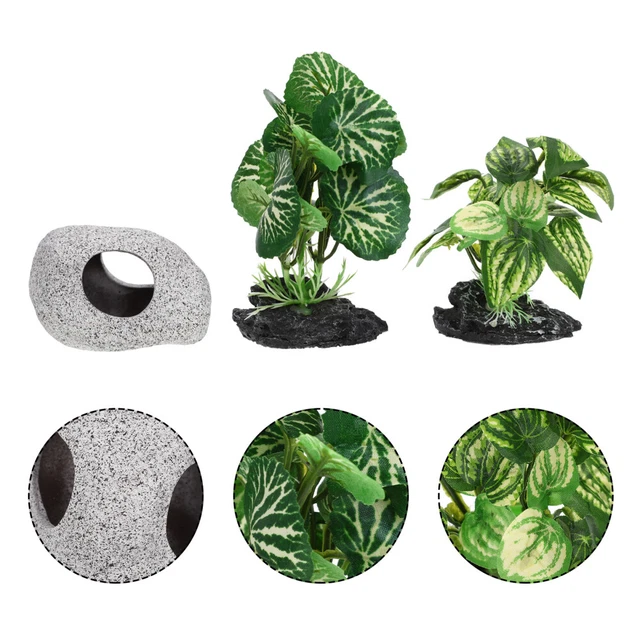 Piante Finte Acquario 16 Pezzi | Decorazioni Plastiche Sicure | Altezze 4-22cm | Senza Manutenzione - Foto 6