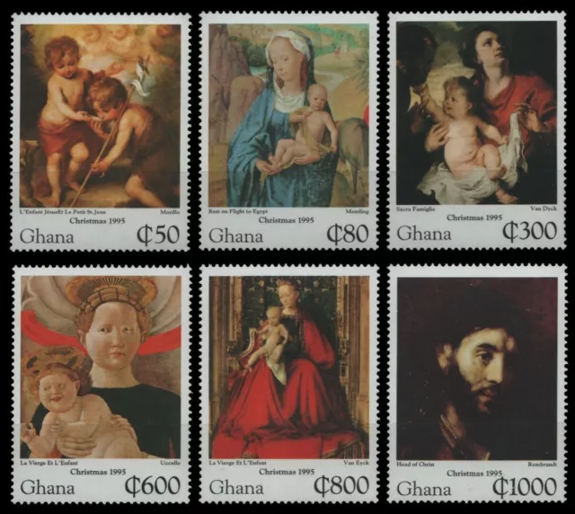 Ghana 1995 - Mi-Nr. 2275-2280 ** - MNH - Weihnachten / X-mas