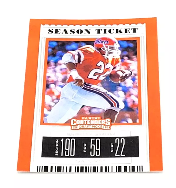 2019 Panini Contenders Draft Picks Football Emmitt Smith Florida Gators #37