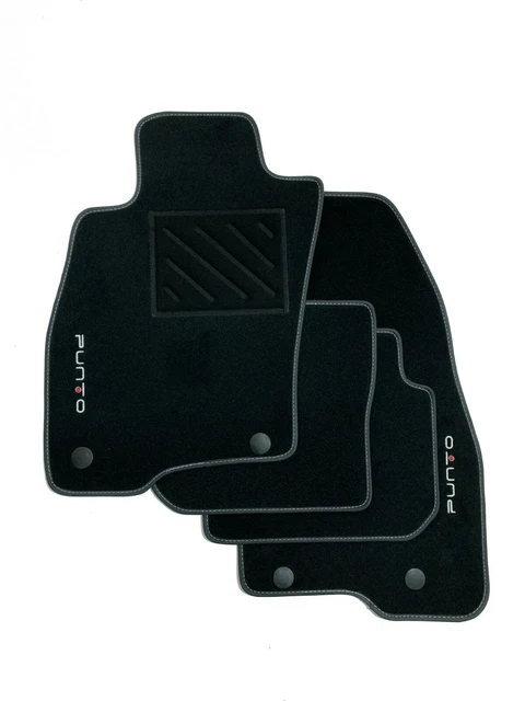 Tappetini Auto Personalizzati Per Fiat Punto 2009-2018 | Moquette O Gomma, Ricamo Su Misura | Made In Italy - Foto 6