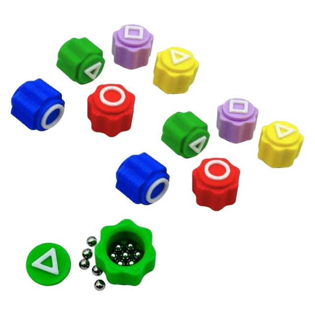 Gioco Tradizionale Coreano Gonggi – Set Di 5 Pietre Colorate In Plastica – Gioco Di Abilità E Coordinazione Per Bambini E Adulti