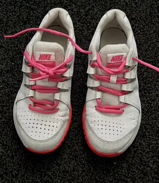 Nike White Pink Trainers Size 4