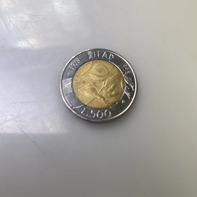 Coin Rep. Italiana 1998 500L Free Shipping