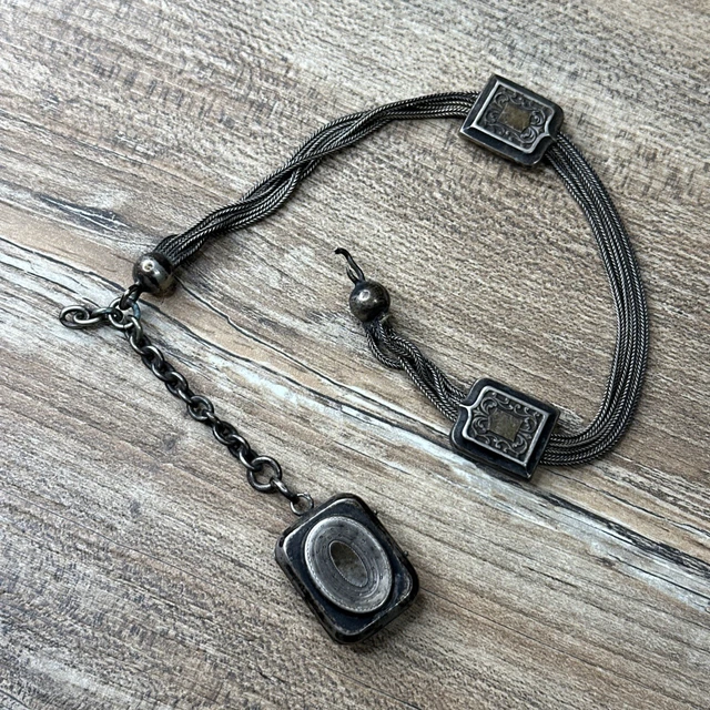 Ancienne Chatelaine / Chaine De Montre à Gousset Argent Massif Filigrane Bijoux