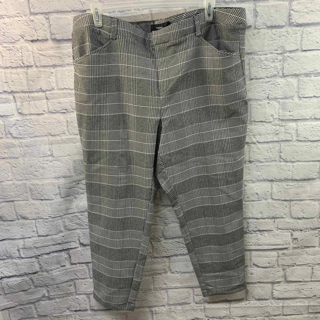 Torrid Plaid Houndstooth Straight Leg Dress Pants Size 26R