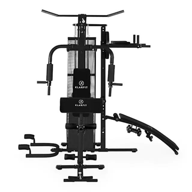 IronMan Klarfit Ultimate 5000 - 3 Station Home Multi Gym Black 3