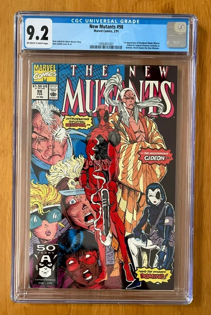 THE NEW MUTANTS #98 CGC 9.2 White Pages 1991 First Appearance DEADPOOL