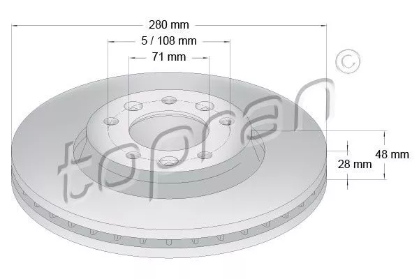 TOPRAN 723 864 Wasserpumpe für CITROËN DS OPEL PEUGEOT