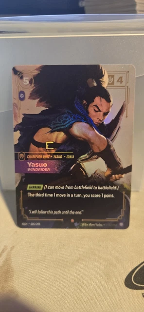 YASUO - WINDRIDER - Origins (OGN) Riftbound TCG NM/M £3.56 - PicClick UK