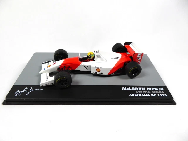 F1 McLaren MP4/8 Ayrton Senna #8 - 1/43 Altaya, Winner GP 1993, Neuve
