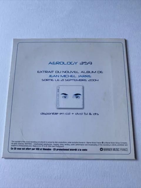 Jean Michel Jarre- cd single promo Aerology 2