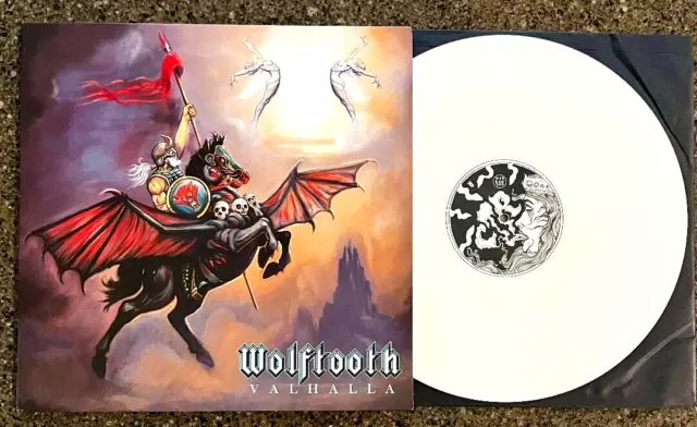 Wolftooth - Valhalla Lp White Vinyl W/Poster/Stickers/Patch Stoner Doom Metal