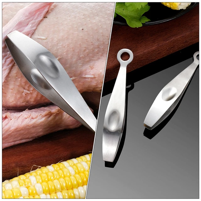 KITCHEN PLIER WITH Slant Tip Deboning Tweezers Fish Bone Pliers £7.25