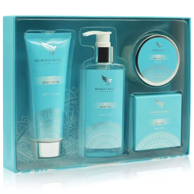 Spa Gift Set For Women -Ocean Bath Gift Sets,Christmas Gift Sets for Her (Ocean)