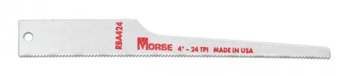 MK Morse RBA424T05 24TPI Air Saw Reciprocating Blade, 4-Inch, 5-Pack