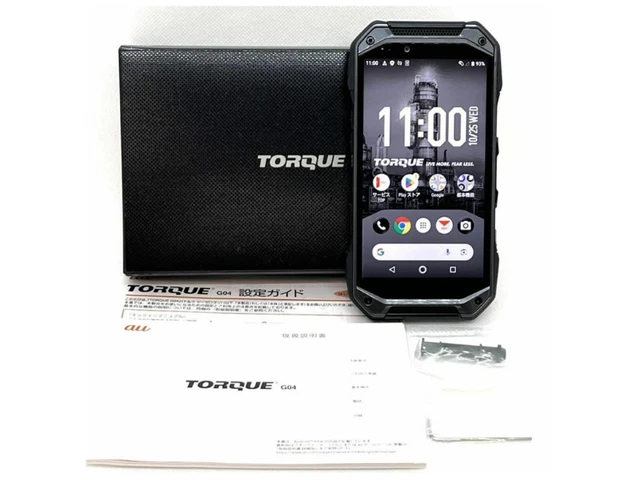TORQUE G04 KYV46 Black Unlocked AU Version Rugged Smartphone