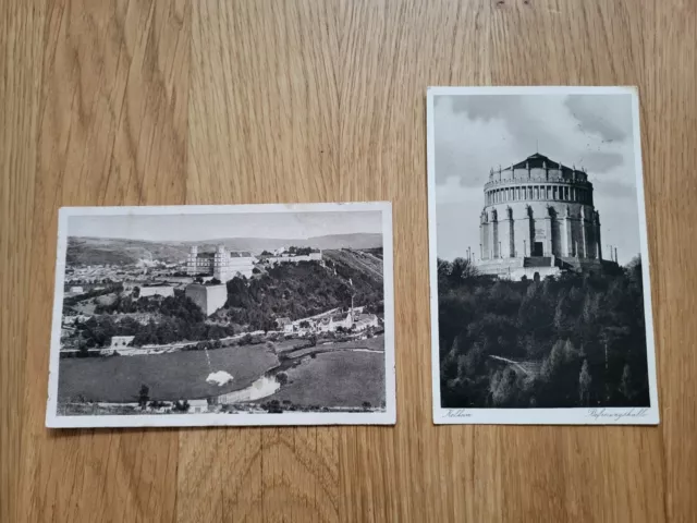 2x Postkarte AK Eichstätt Kelheim Altmühltal Deutsches Reich  Ganzsache