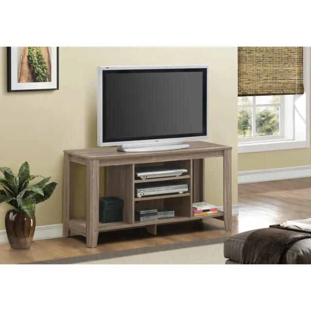 Monarch Specialties Dark Taupe Reclaimed-look TV Console I 3528