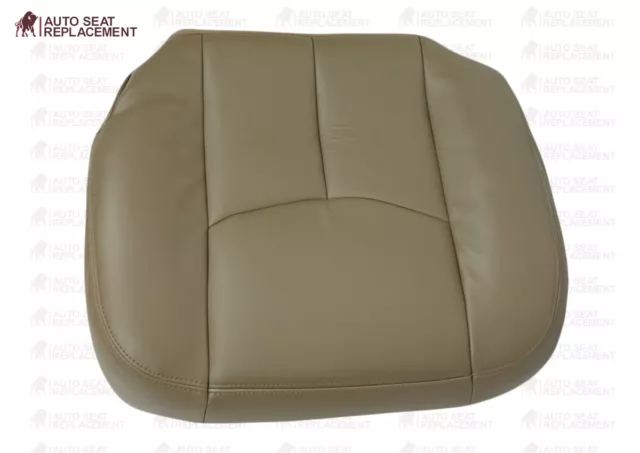 2003-2006 Chevy Silverado & GMC Sierra Leather 2nd Row Captain Seat Cover in Tan