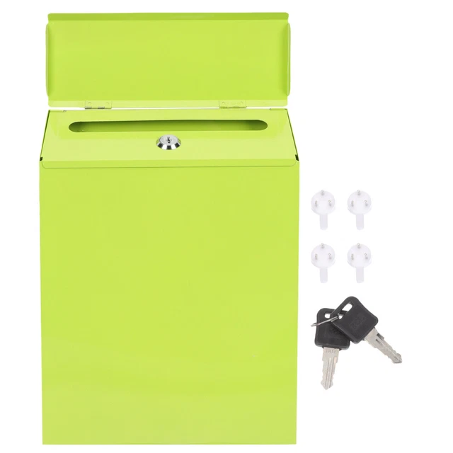 Wall Mounted Letter Box Mailbox Lock Box Wall Mounted Mailboxes Suggestion Box