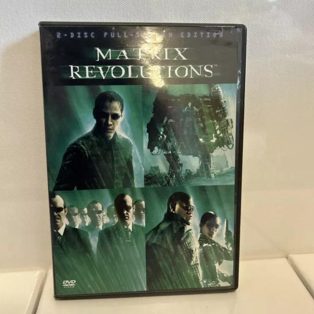 The Matrix Revolutions (DVD 2004, 2-Disc Set) Full Screen Edition Used