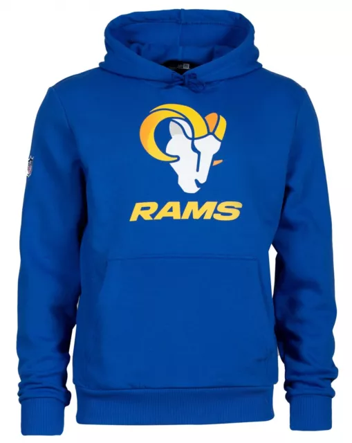New Era - NFL Los Angeles Rams Logo Squadra E Nome Felpa con Cappuccio